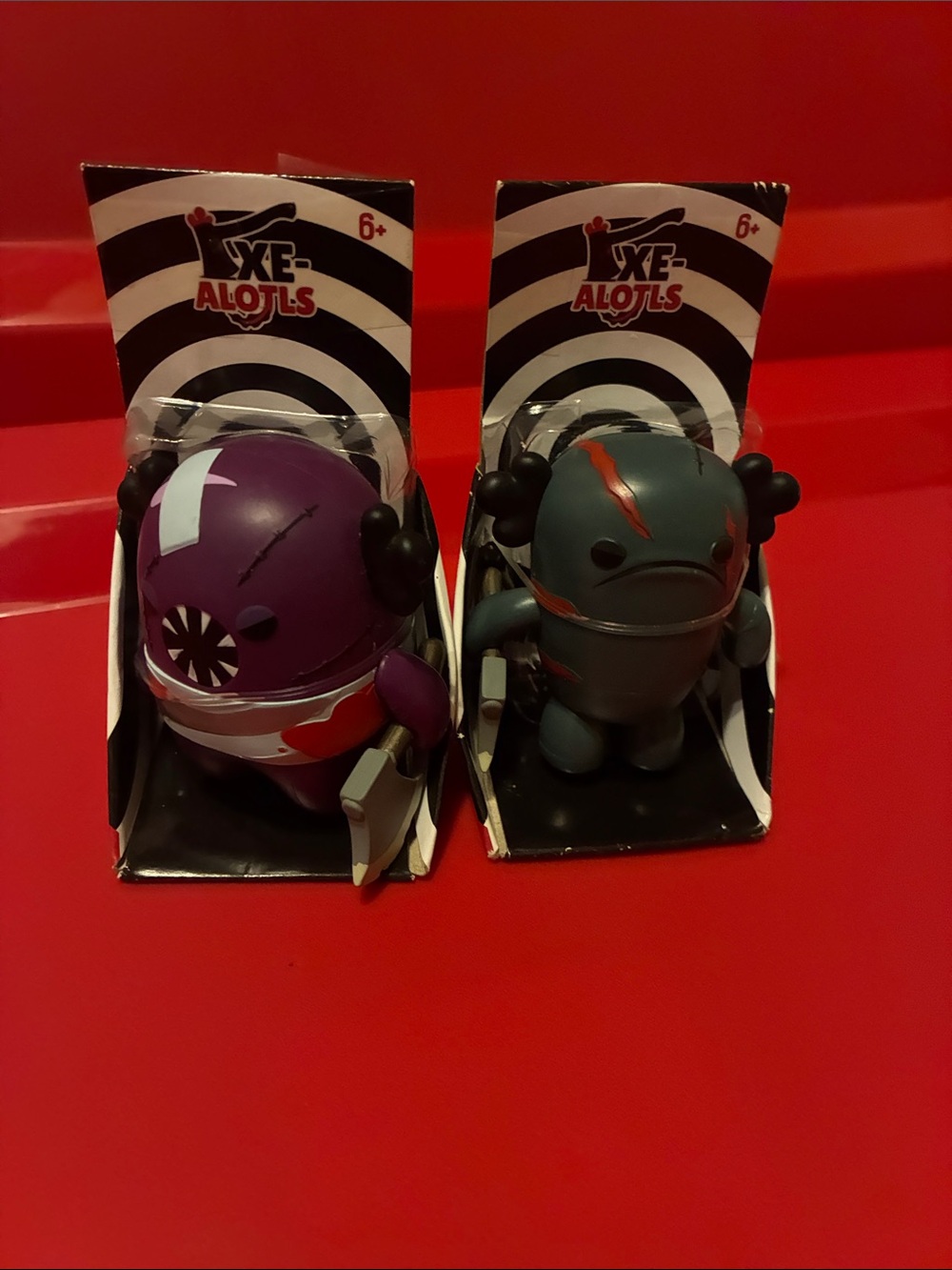 Purple & Gray Collectible Kids Toy Figures - Pack of 2
